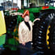 Look at the size of those wheels in the John Deere Pavilion