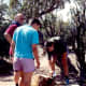 Some hikers from Germany on the trail with me