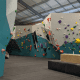 This is an example of what bouldering looks like. Each of the different colors is a different puzzle. You can see that a lot of them intersect each other which also adds a degree of difficulty.