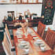 I love setting the dining table.