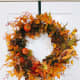 A wreath that I made for my front door last year