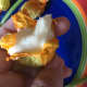 Stuff that ricotta in but leave a tiny bit of space at the top so you can twist the top of the flower closed.