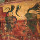 Mayan mural painting.