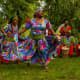 Garifuna dancers in Belize.