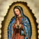 Our Lady Of Guadalupe Standing Upon The Cresent Moon