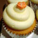 A bold swirl with a tiny sugar edible