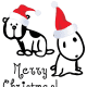 Free Christmas coloring page: puppies