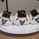 tiny bits of nori turn these simple onigiri into comical characters!