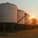 All of these bins are easily accessible for loading and unloading with a minimum of fuss. A transport auger is used to load them through the lids.