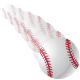 Baseball image: flying baseball