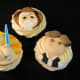 Luke, Obi Wan, Han Cupcakes by Melissa Smith aka Zoeycakes on Flickr.com