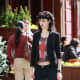 Krysten Ritter in dark denim
