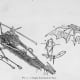 A sketch of Leonardo da Vinci's complex ornithopter