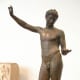 Marathon Boy, perhaps by the famous sculpture Praxiteles, shows the grace and movement of the best of Hellenistic art. c. 325-300 BCE.