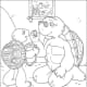 Franklin the Turtle Free-Kids Coloring Pages Colouring Pictures to Print