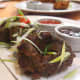 Jamican Callaloo Fritters made with Amaranth