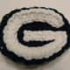 Frugal Gift Idea - Hand Made Football Fan gift idea - Green Bay Packer crocheted Packer logo G