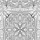 Geometric Design Colouring Pictures Stained Glass Colouring Pages to Print and Colour - Chaos Star burst