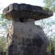 Nang Usas Look-Out Tower. This represents a glacially deposited boulder in N.E Thailand long ago carved into a rock home by a monk