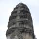The representation of the Stupa of Phra Maha That, Ratchaburi. This is a three quarter scale model of the original, an impressive 13th century Khmer pagoda