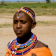 Maasai woman with ornaments
