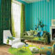 Use blended colors on walls and decor.