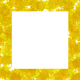 Yellow fall leaves clipart frame.