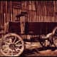 This restored wooden wagon in Bodie was photographed by Dick Rowan of the National Archives and Records Administration (NARA) in April 1972.