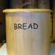 Spare bread box given to us ideal for our homemade bread