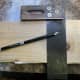 Measuring, marking and cutting the base for the remote control holder