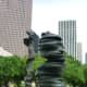 &quot;In Minds&quot; sculpture by Tony Cragg in downtown Houston, Texas