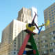 Personage and Birds by Joan Miro created in 1970 and installed here in 1982.