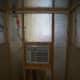 Back wall after insulation installed