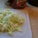 Chop cabbage.