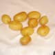 Potatoes are drained on kitchen paper