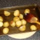 Roasting potatoes in olive oil