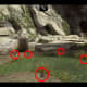 Now pan all the way left. Again, I've composited several screencaps; you won't see all of these on the same run.