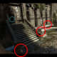 Pan left and right to collect any remaining moneybags sitting on the ends of the staircase bannisters...