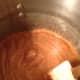 Stir in the baking soda and vanilla. It becomes creamy and smells fantastic at this point. You have just made caramel!