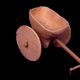 Hand-propelled wheel cart, Indus Valley Civilization (3000â1500 BCE)