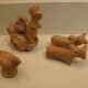 Harappa. Miniature Votive Images or Toy Models of  2500 BC, Hand-modeled terra-cotta