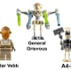 LEGO Star Wars General Grievous Starfighter 8095 Minifigures 