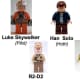 LEGO Star Wars AT-AT Walker 8129 Minifigures Light Side 