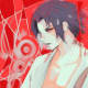 Ishida's illustration of Sasuke Uchiha from Naruto.
