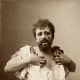 Albert Greiner Sr. & Jr. portraying Oedipus, circa 1896.