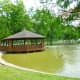 Arthur Storey Park pavilion on water 