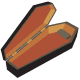 Open coffin