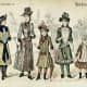 September 1869: Assorted Victorian womens and girls fashions from The Young Ladies' Journal