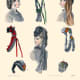 November 1869: Assorted Victorian bonnets and hats from Englishwoman's Domestic Magazine