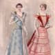 March 1898: Victorian "Full Dress Toilettes" from The Delineator